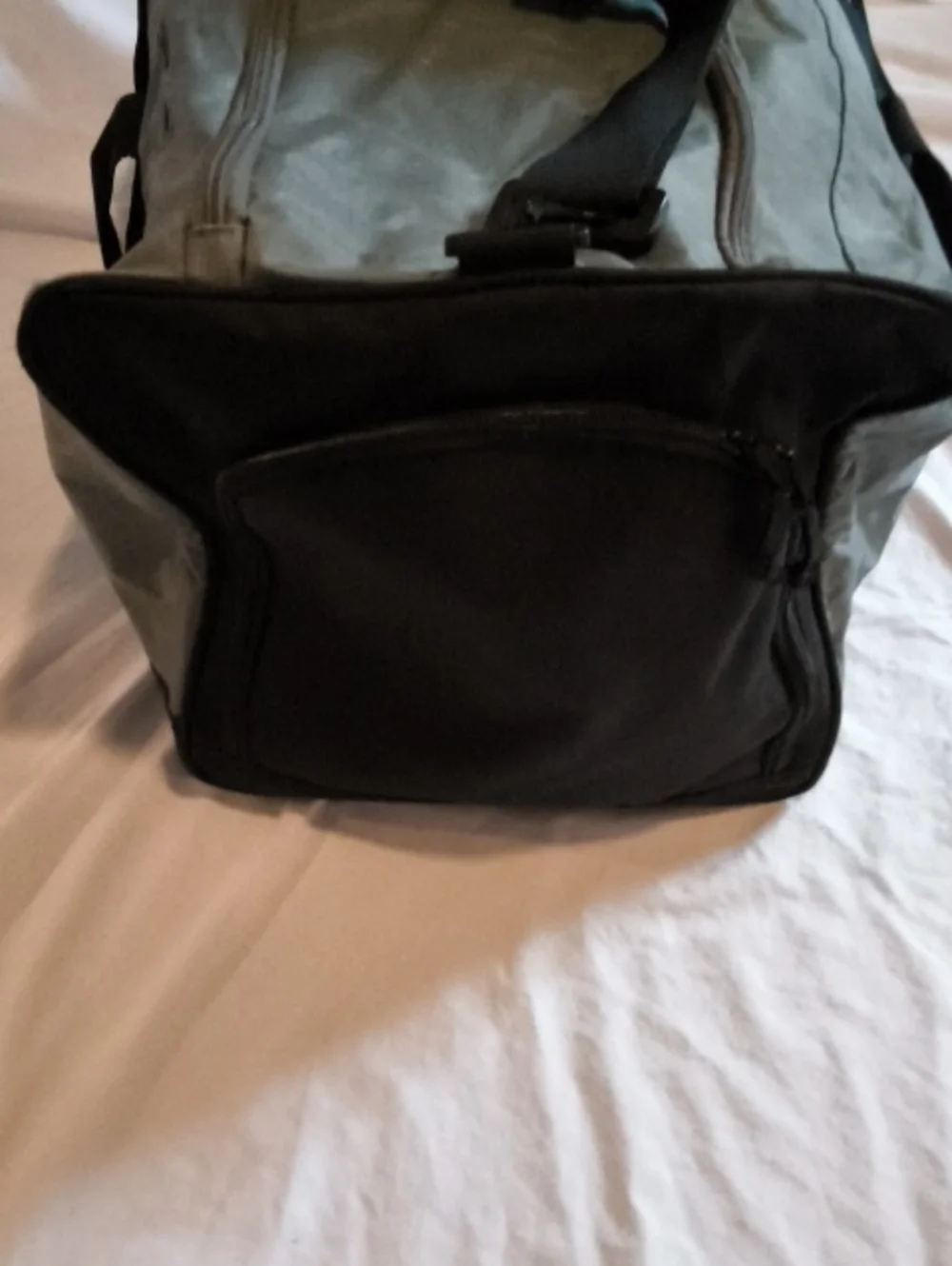 Coronado Men's Gray Duffel Bag with Black Accents Oversized Durable
